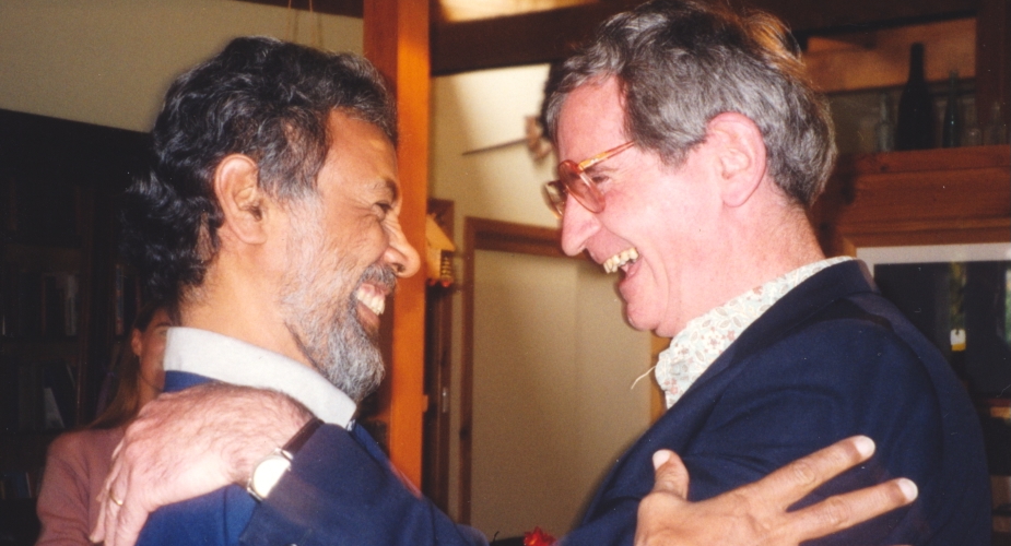 Xanana Gusmao and Pat, October 1999. Long known to each other but meeting for the first time / Annie Keogh